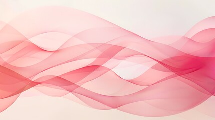 Abstract Pink Wave Background