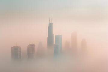 Obraz premium Cityscape Backgrounds with Design Space.