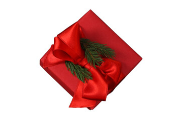 PNG, New Year gift, Christmas gifts isolated on white background.