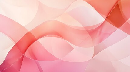 Abstract Pink and Red Swirling Background