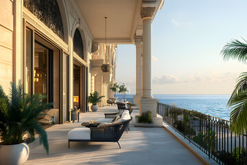Obraz premium Exquisite Luxury Property Showcased Through Stunning Real Estate Marketing Campaign Imagery