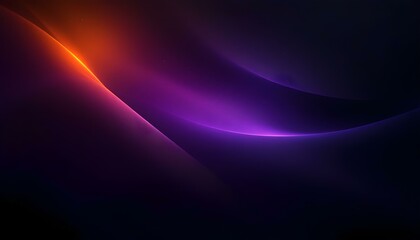 Abstract grainy gradient background purple pink orange black glowing color wave dark backdrop noise texture banner poster header design. Banner poster header design with gritty gradient background