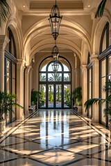 Fototapeta premium Exquisite Luxury Property Showcased Through Stunning Real Estate Marketing Campaign Imagery