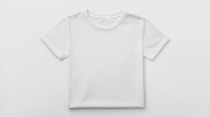 Blank White Toddler T-Shirt Mockup 