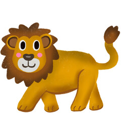 cartoon lion cartoon