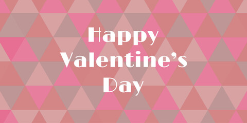 Modern background design with geometric shapes. Valentine's day holiday concept. Vector illustration.