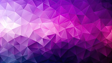 Obraz premium Abstract geometric background with triangles in purple to pink gradient, geometric, abstract, background, triangles, purple