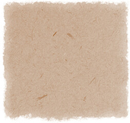 Vintage Brown Torn Paper Piece