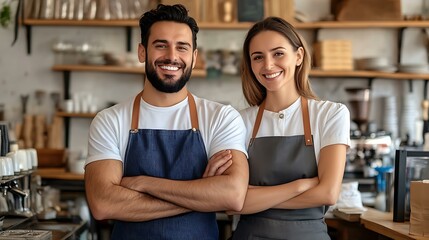 Friendly Staff at a Coffee Shop