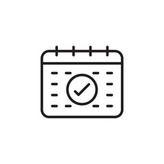 Calendar check icon