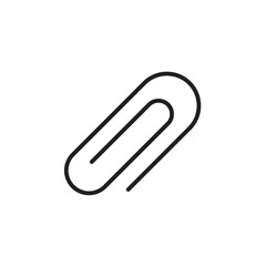 Obraz premium Attachment clip icon