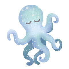 octopus and jellyfish © Patharakan