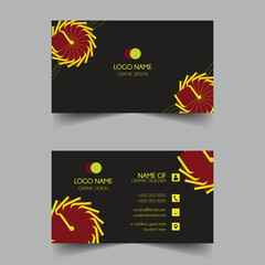 Naklejka premium Professional Corporate Business Card Design
