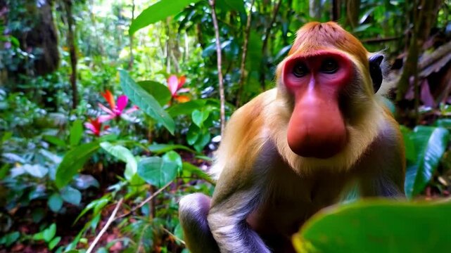 Proboscis Monkey (Nasalis larvatus)