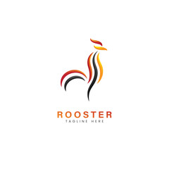 Obraz premium rooster symbol logo