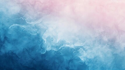 Naklejka premium Abstract Blue and Pink Watercolor Background