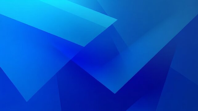 Blue Geometric Shapes Background Dynamic Abstract Modern Gradient Texture Metallic Technology Vibrant Design