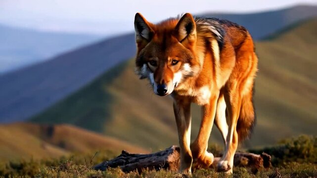 Ethiopian Wolf (Canis simensis)