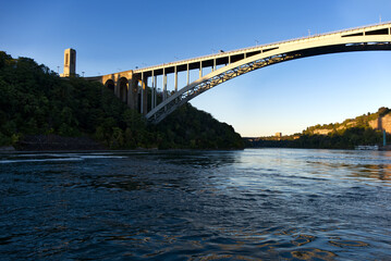 Niagara Falls - Rainbow Bridge from Boat