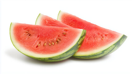 Juicy Watermelon Slices: Fresh, vibrant, and ready to be enjoyed, these perfectly sliced watermelon wedges capture the essence of summer.