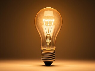 A light bulb with a unique shape or design, casting an unusual glow on the surrounding environment, futuristic, cutting-edge, one-of-a-kind