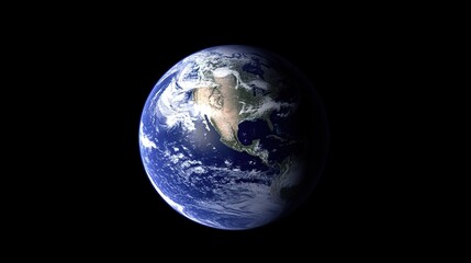 Fototapeta premium planet earth view from satellite