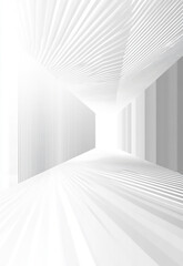 Obraz premium Beige wall with shadows in empty room white wall background white Empty room with shadows of window. Blurred white studio background.
