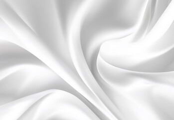 Obraz premium Light White Background Soft Gray Solid Background with Subtle Texture Abstract White Fabric Drape Background