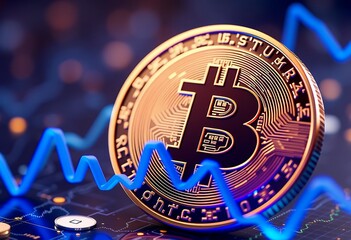 Bitcoin Cryptocurrency Market Volatility Graph