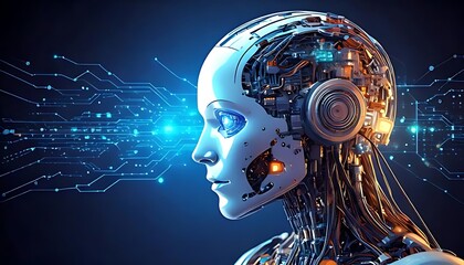 Artificial intelligence chat bot connected to computer processing unit