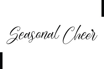  Seasonal Cheer text christmas holiday quotes istalist typography