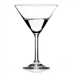 Martini Glass isolated on white background