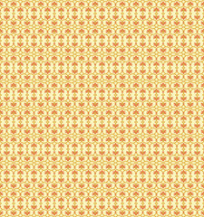 a yellow and white background with an intricate design