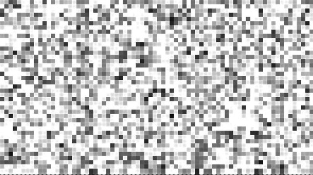 Abstract Gray Scale Pixelated Texture