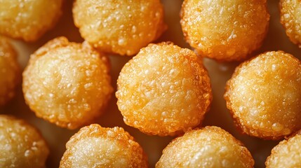 Golden Fried Snack Balls with Crispy Texture and Delicious Flavor