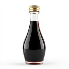 Soy Sauce Bottle isolated on white background