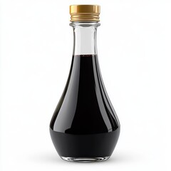 Soy Sauce Bottle isolated on white background