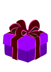 gift box with ribbon
