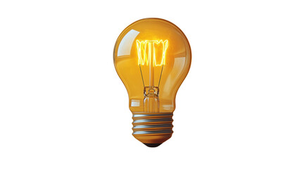 light bulb isolated on white background