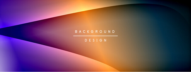 Bright rainbow style color gradient with curve round shape line background. Vector Illustration For Wallpaper, Banner, Illustration, landing page