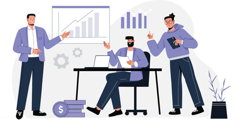 Business Concept Consulting Illustration