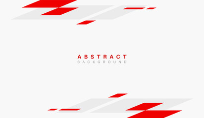 Abstract red background with geometric shapes