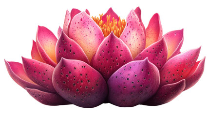 lotus flower isolated on white background