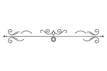 Elegant Line Drawings Decorative Dividers, Swirls, and Frames for Text