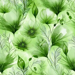 Fototapeta premium green leaves background