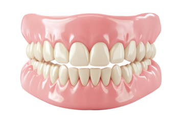 tooth anatomy on a white background