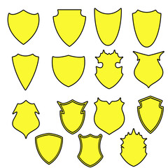 set of shields