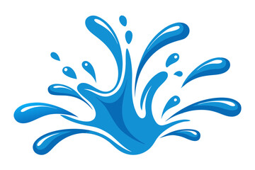Water Splash Vector Illustration for Creative Projects