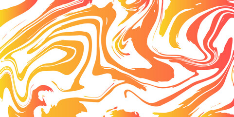 Abstract Marble texture background. Pink and white mixing oil paint texture. Horizontal banner with waves background. Splash of paint. Colorful liquid. Fluid motion ink water design.