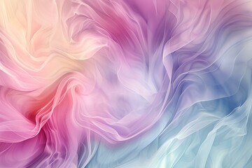 Abstract background with swirling pastel colors, creating a smooth, fluid wallpaper with gentle, flowing patterns and soft, harmonious hues